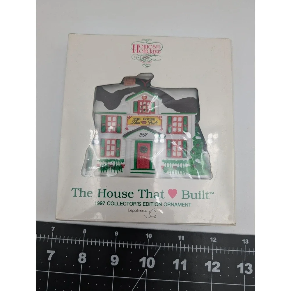 Dept 56 Ronald McDonald The House That Love Built Christmas Ornament 1997 Sealed